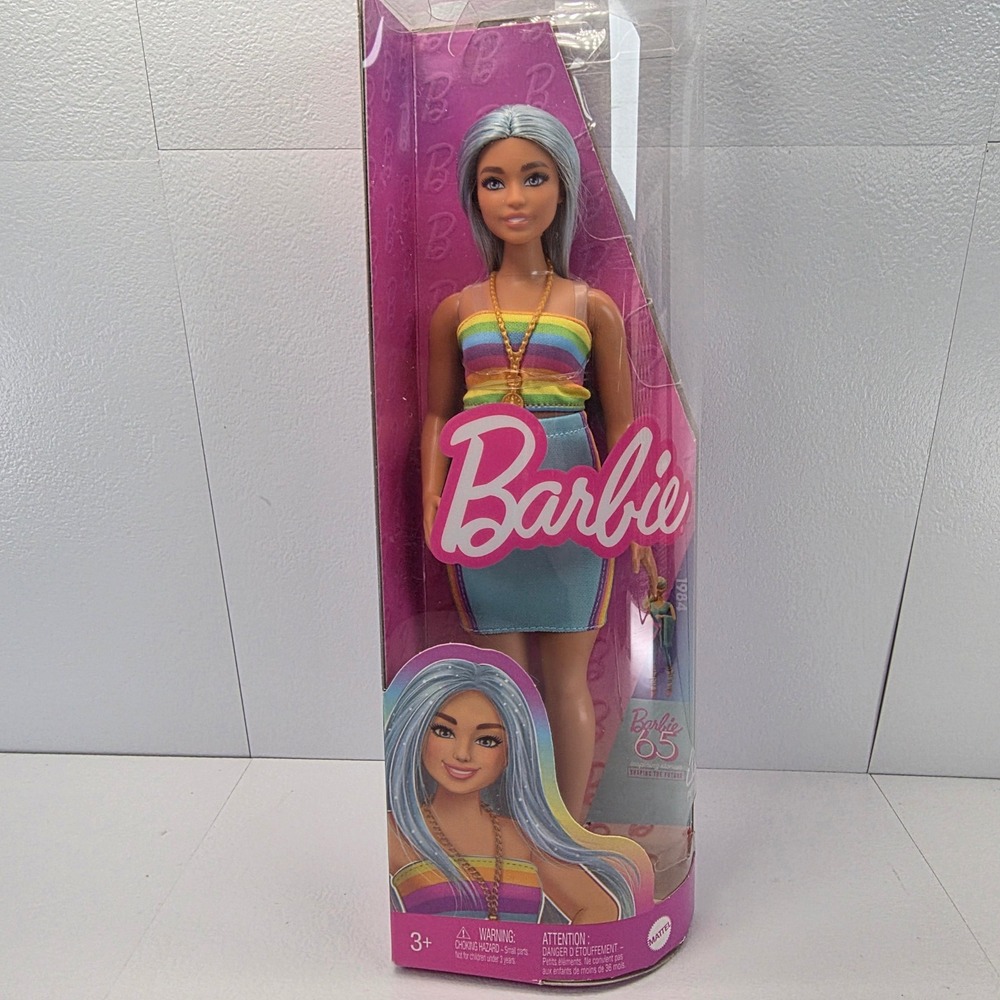 Barbie 65th Anniversary Rainbow Fashion Doll Fashionistas‎